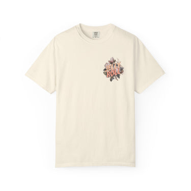 Beautifully Broken 2 - Sided Floral Jelly Fan Tee - Sunlit Funlit | Graphic Tees for Country Concert Addicts